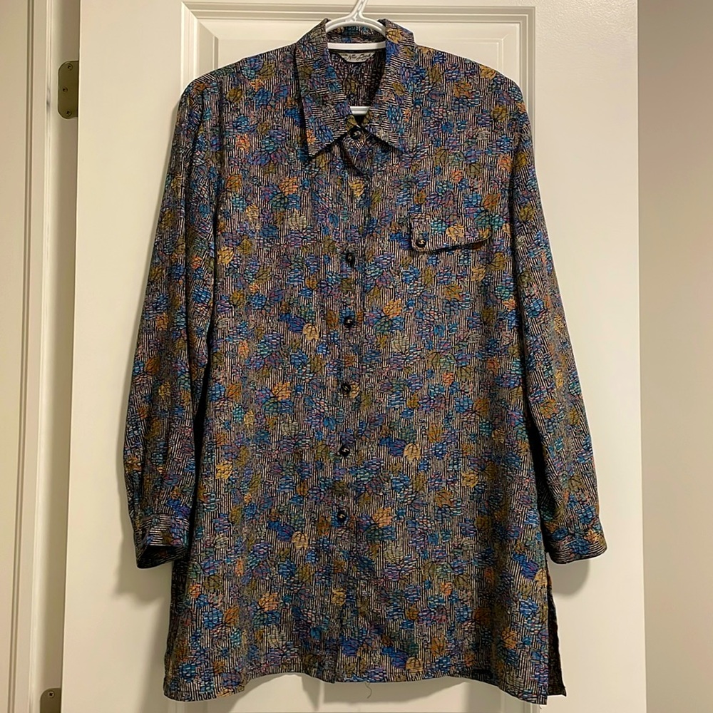 Vintage Multicolour Boyfriend Shirt